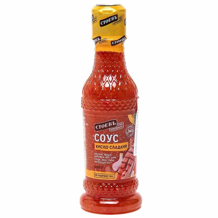 Соус Стоевъ Кисло-сладкий 270гр пэт