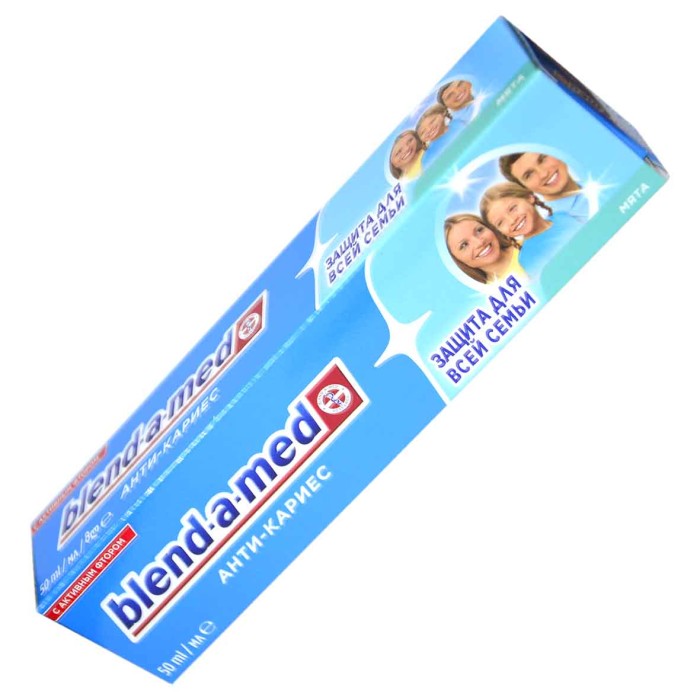 Паста зубная Blend-a-med Анти-кариес мята 50мл к/у