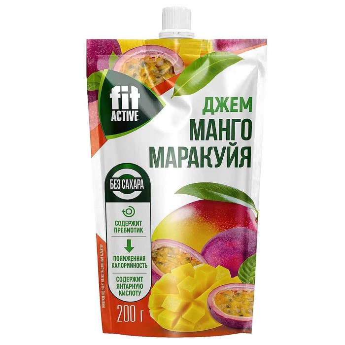 Джем Fit Active Манго Маракуйя 200грд/п