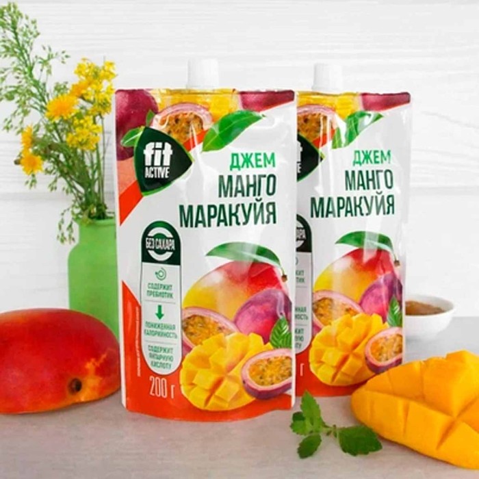 Джем Fit Active Манго Маракуйя 200грд/п