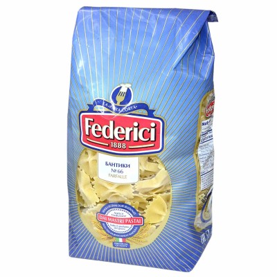 Макароны Federici бантики №66 400гр м/у