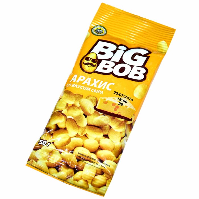 Арахис Вig Bob вкус сыра 50гр м/у