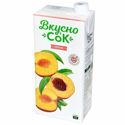 Напиток Вкусно Сок персик 0,95мл т/п