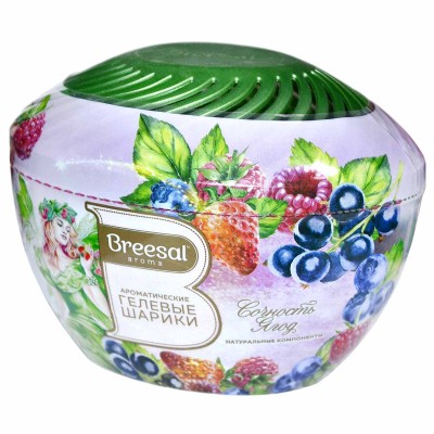 Нейтрализаторы запаха для дома Breesal Aroma Drops Сочность ягод шарики 215гр пэт
