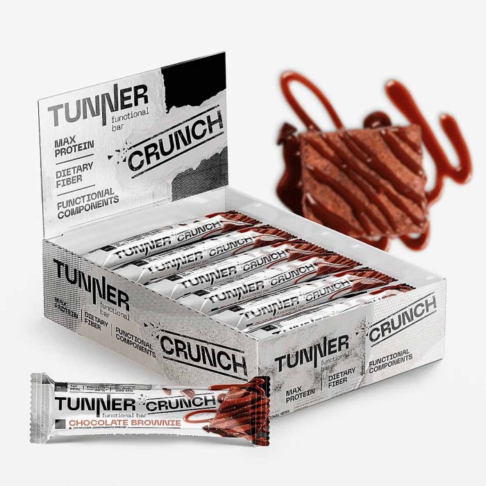 Батончик функциональный Tunner Crunch Шоколапдный брауни 40гр