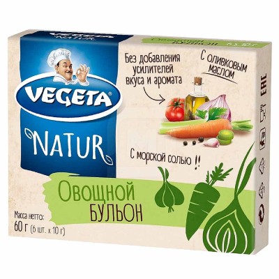Бульон Vegeta Natur овощной 60гр м/у