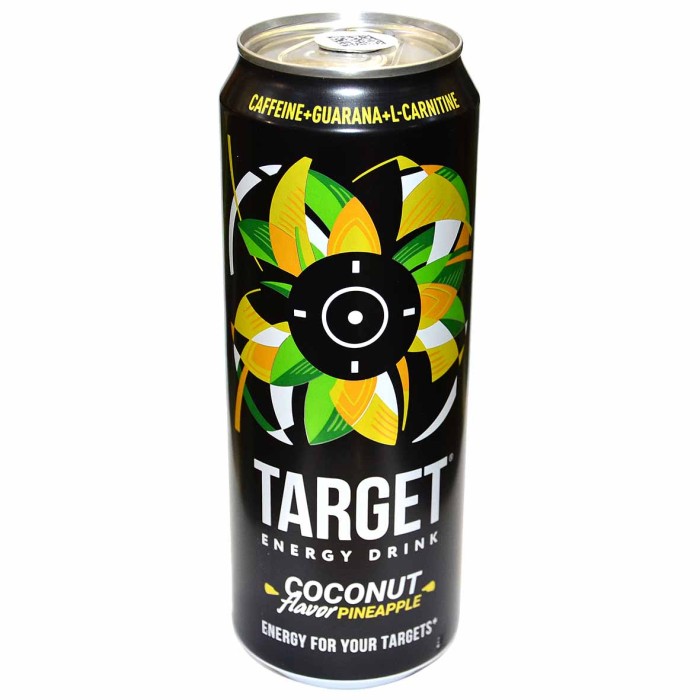Напиток энергетический Бочкари Target coconut pineapple 0,45 ж/б