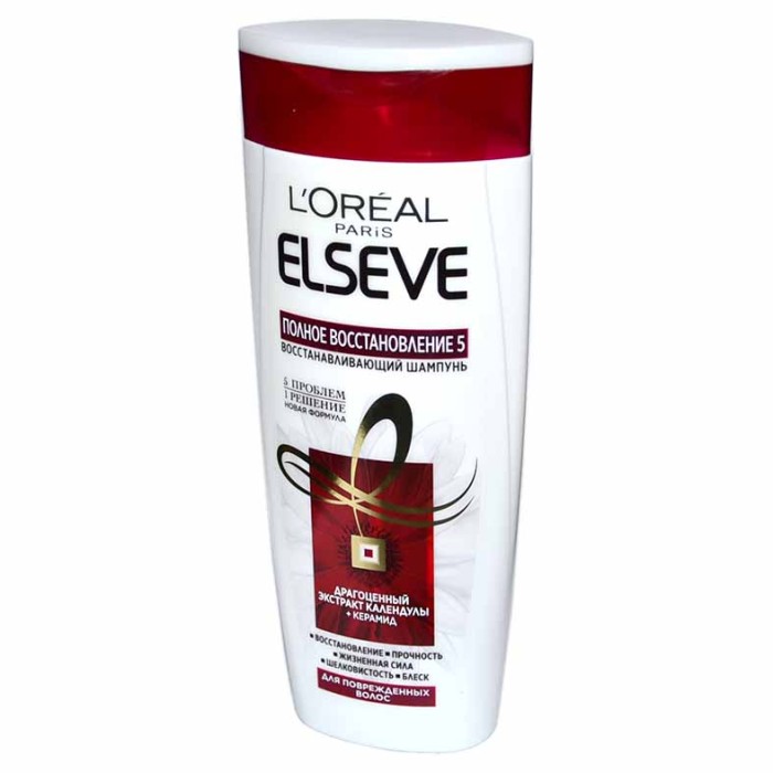 Шампунь для волос Loreal Elseve Полное восстановление 5 250мл пэт