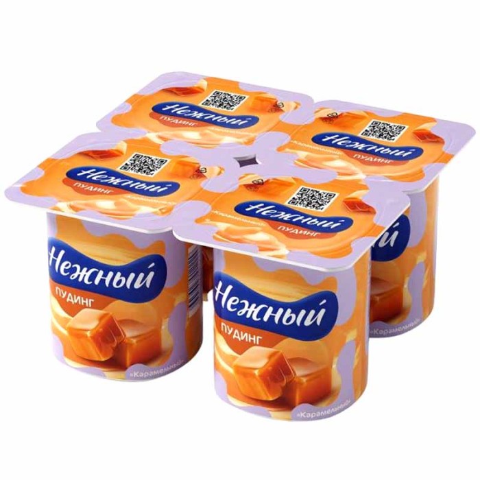 Пудинг Нежный карамельный 2,8% 100гр пэт