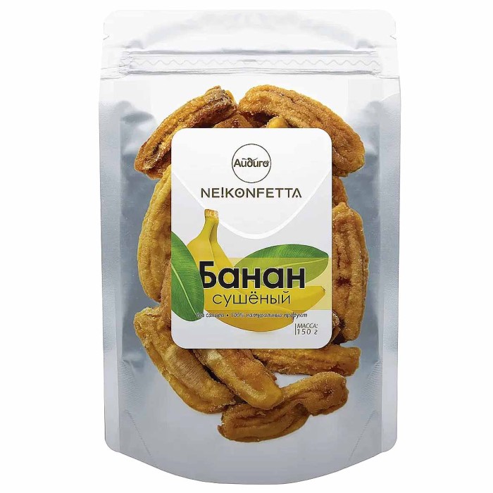 Банан Айдиго NeKonfetta сушеный 150гр м/у