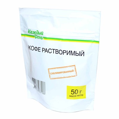 Кофе Каждый день сублим раст 50гр д/п