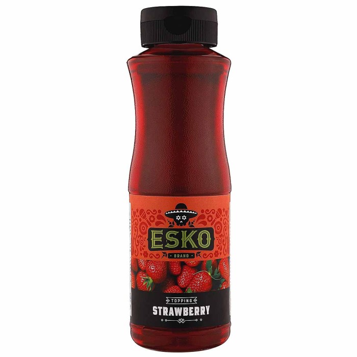 Топпинг Esko Клубника 0,7л ст/б
