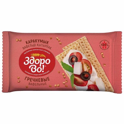 Хлебцы ЗдороВо! гречневые вафельные 70гр м/у