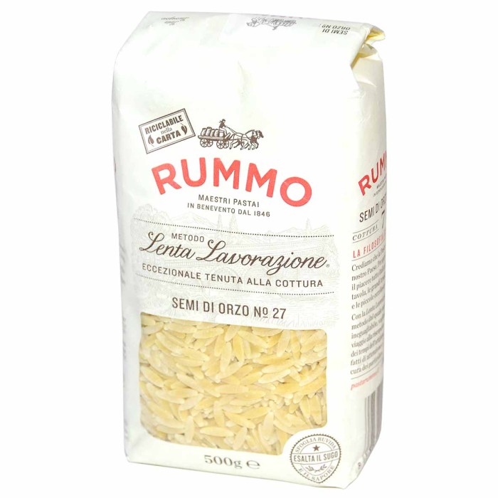 Макароны Rummo семи де орзо №27 500гр