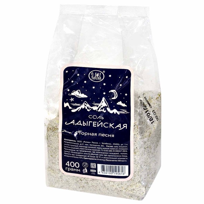 Соль Relish  Адыгейская 400гр м/у