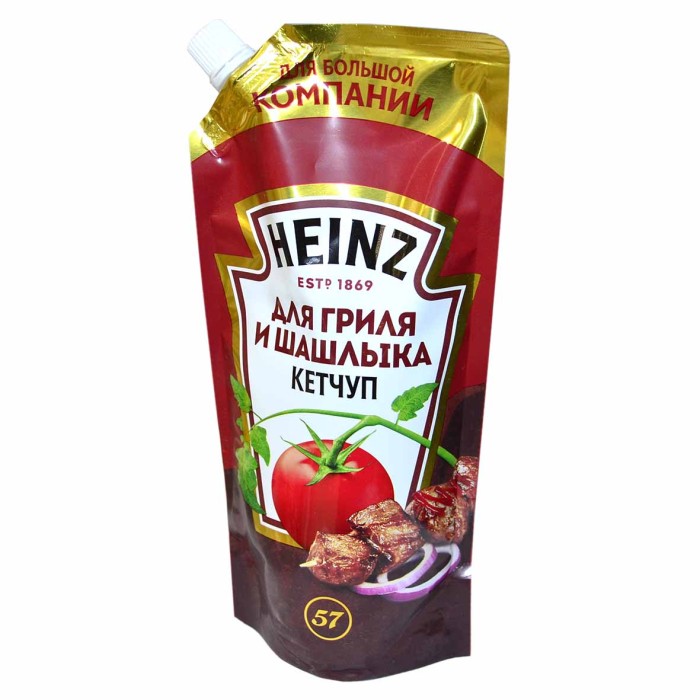 Кетчуп Heinz Гриль и шашлык 550гр д/п