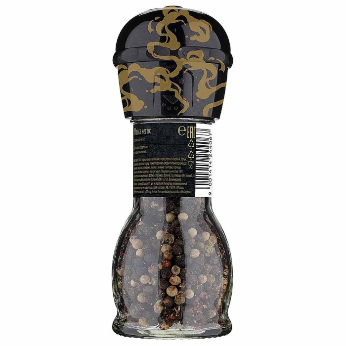 Приправа Kotanyi смесь 5 перцев копченые мельница 40гр