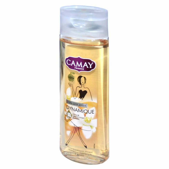 Гель для душа Camay Dynamique grapefruit 250мл пэт