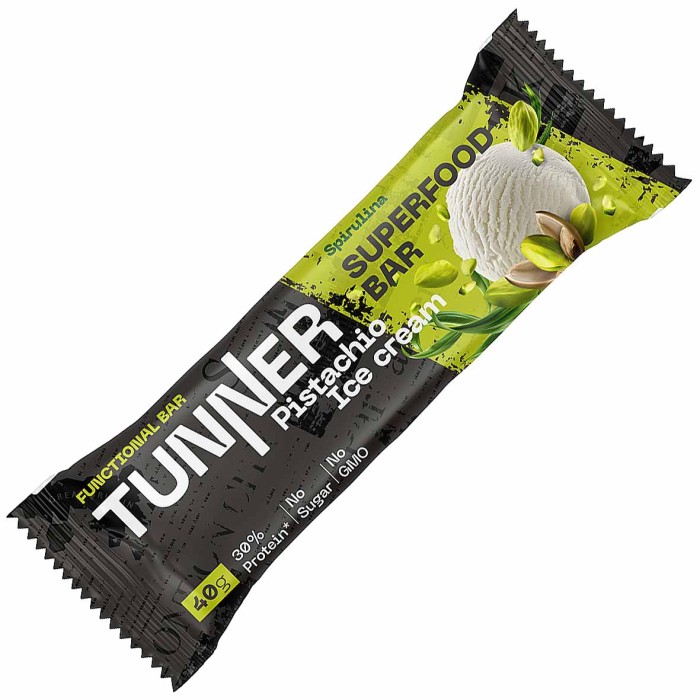 Батончик функциональный Tunner  SuperFood Bar Фисташка и пломбир 50гр