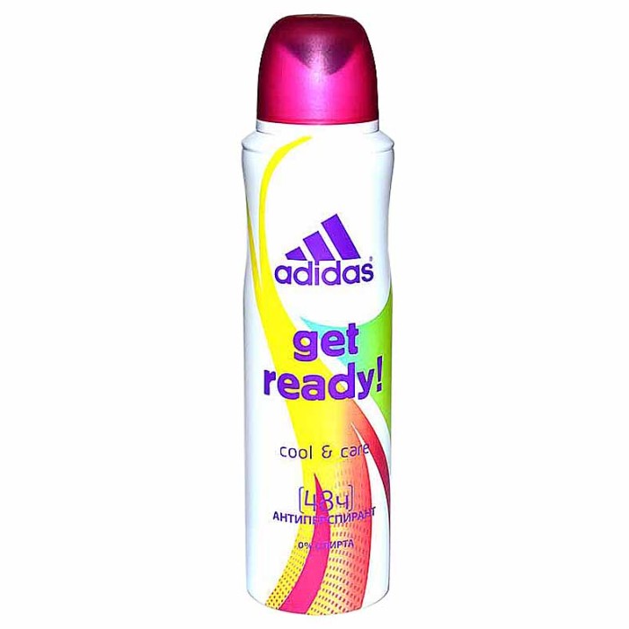 Дезодорант Adidas Cool&Care get ready 150мл ж/б