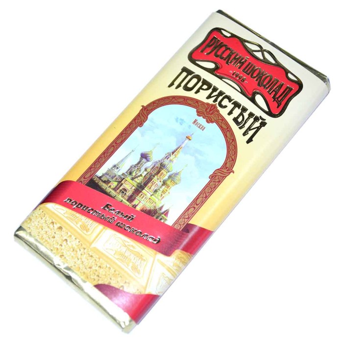 Шоколад Русский Белый пористый 90гр м/у