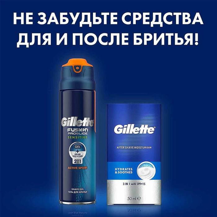 Кассеты сменные Gillette Fusion ProGlide 2шт к/у