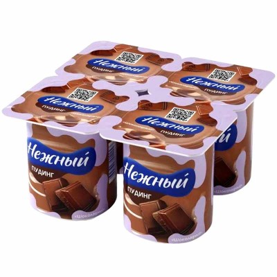 Пудинг Нежный шоколадный 2,8% 100гр пэт