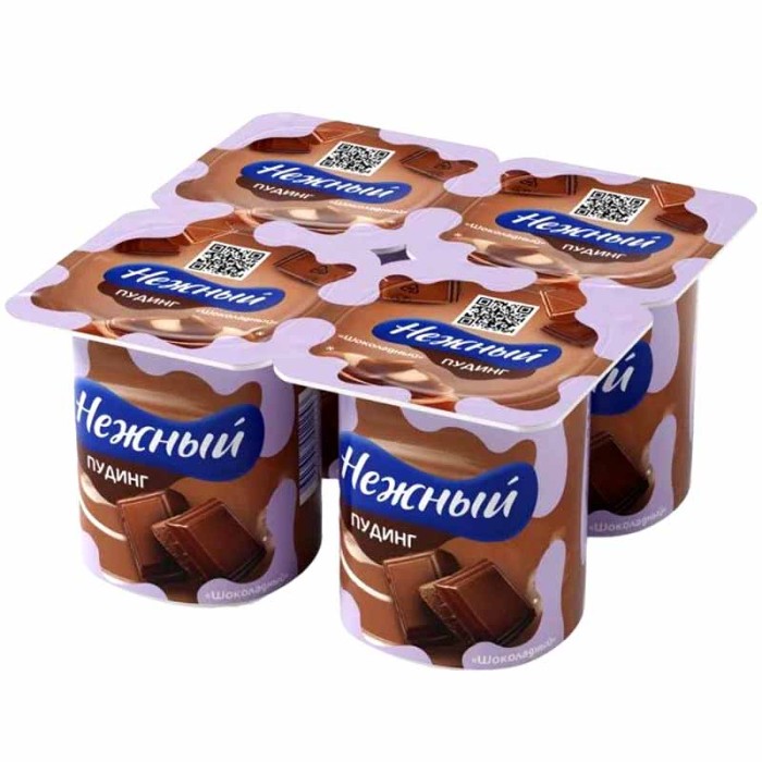 Пудинг Нежный шоколадный 2,8% 100гр пэт