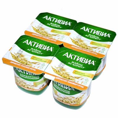 Йогурт Активия злаки 3% 110гр пэт