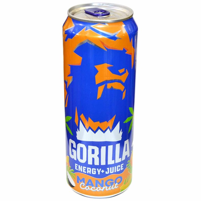Напиток энергетический Gorilla манго/кокос 0,45л ж/б