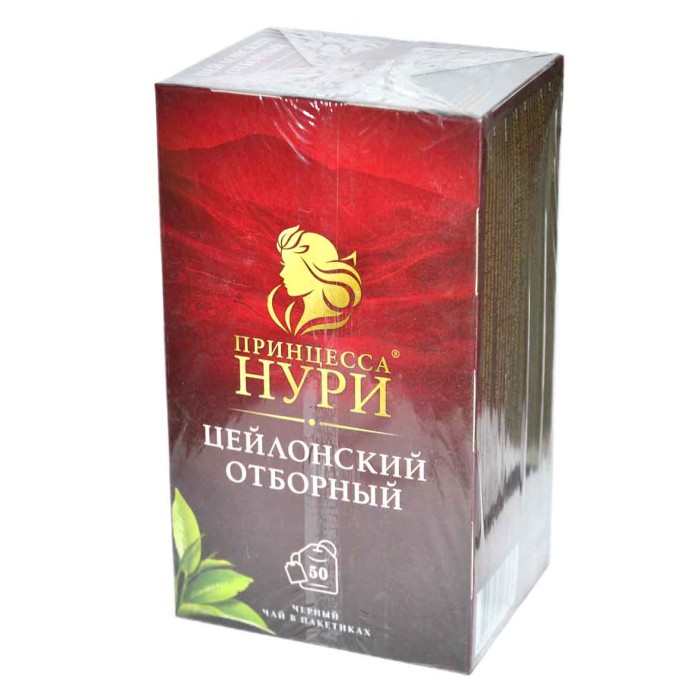 Чай Принцесса Нури Отборный черный 50*2гр к/у