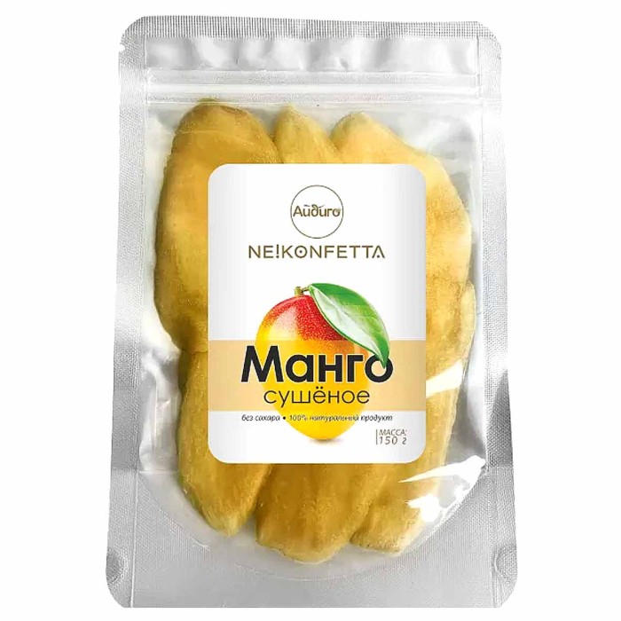 Манго Айдиго NeKonfetta сушеное 150гр м/у