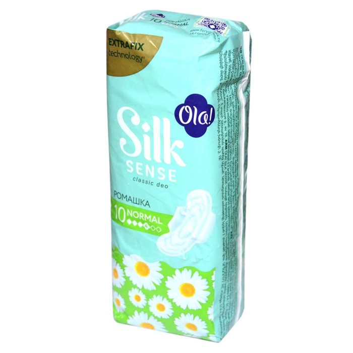 Прокладки Ola! Classic Wings Normal Солнечная ромашка 10шт м/у