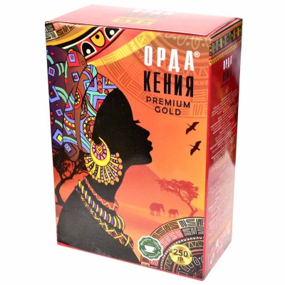 Чай Orda Kenya черный 250гр к/у