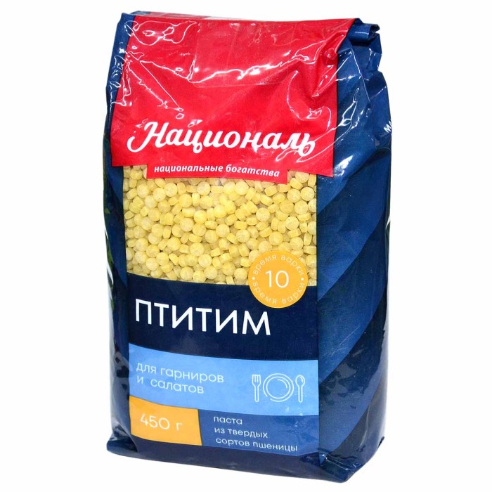 Макароны Националь Птитим из твердых сортов пшеницы 450гр м/у