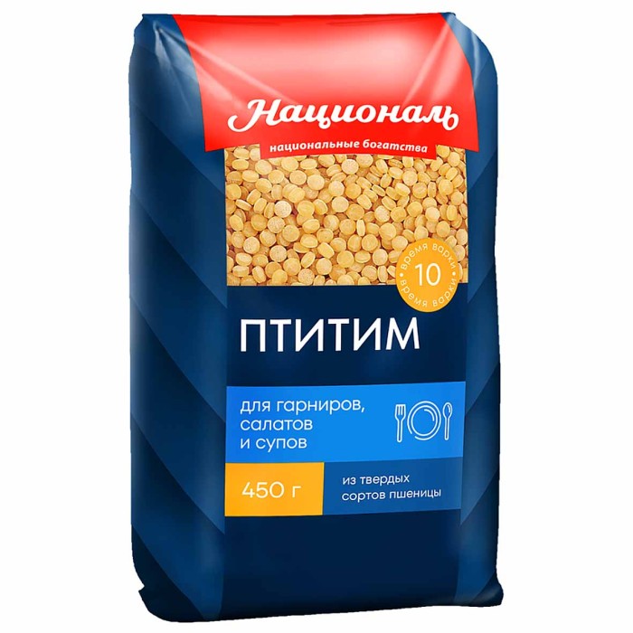Макароны Националь Птитим из твердых сортов пшеницы 450гр м/у