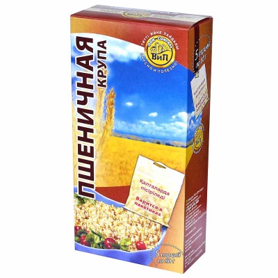 Крупа пшеничная Вип 5*80гр к/у