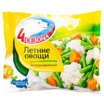 Овощи летние 4 сезона 400гр м/у