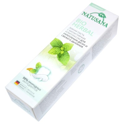 Паста зубная Natusana Bio Herbal 100мл к/у