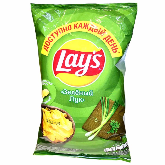 Чипсы Lay's вкус молодой зеленый лук 70гр м/у