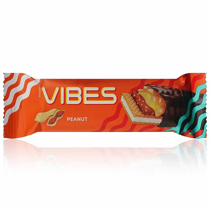 Батончик Good Vibes карамель,арахис 40гр м/у