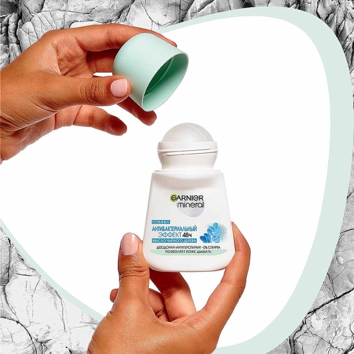 Дезодорант Garnier Эффект чистоты антибактериальный 50мл пэт