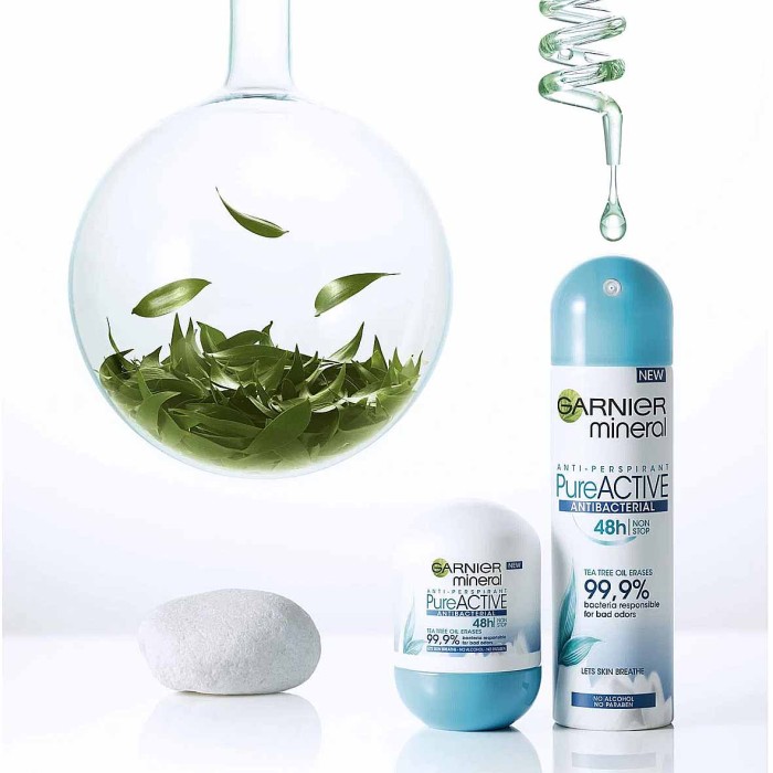 Дезодорант Garnier Эффект чистоты антибактериальный 50мл пэт