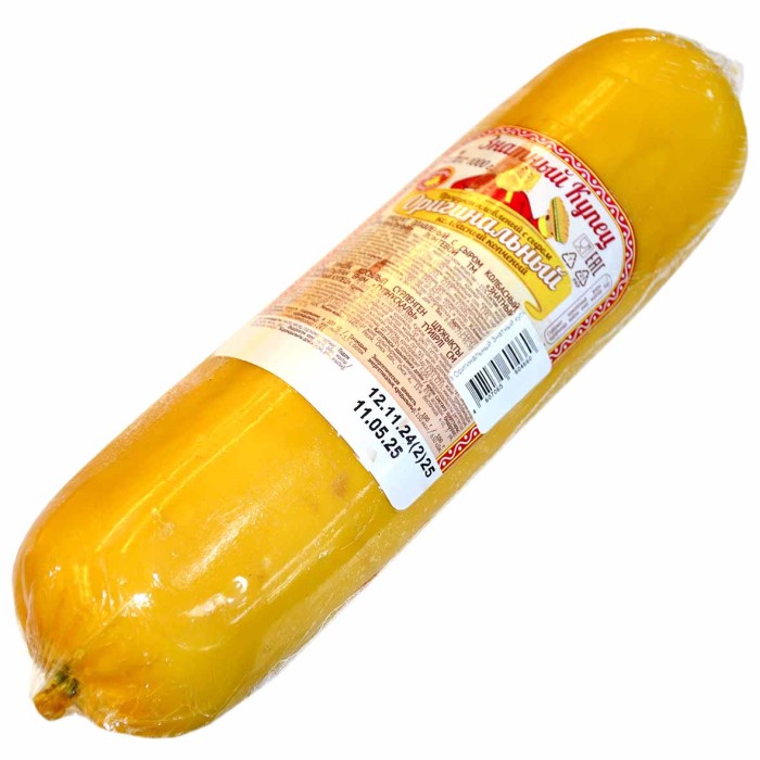 Сыр колбасный Оригинальный Знатный купец копченый 1кг