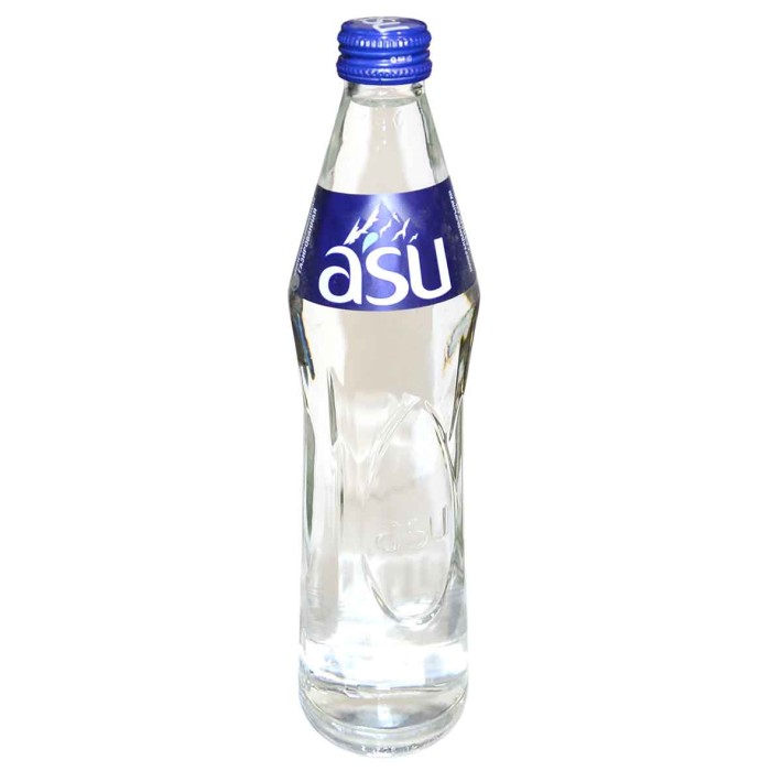 Вода A’su Glass газ 0,5л ст/б