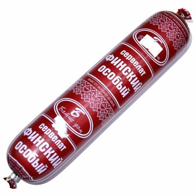 Колбаса в/к Мясодел Сервелат Финский Особый Батыс ф/к 450гр