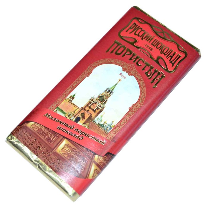 Шоколад Русский Молочный пористый 90гр м/у