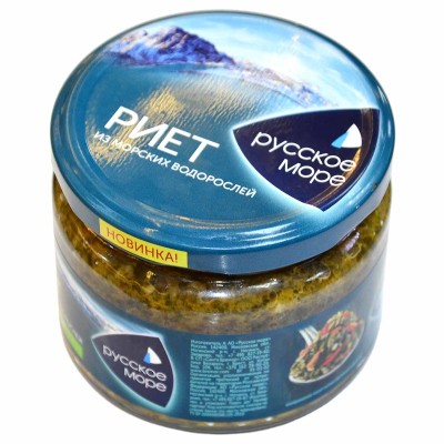 Риет Русское Море из морских водорослей с овощами 260гр ст/б