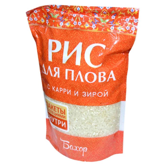 Рис для плова Бахор с карри и зирой 700гр м/у