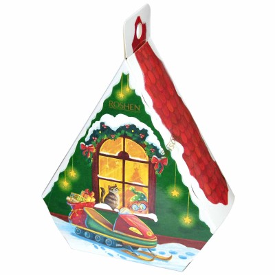 Подарок новогодний Roshen Сладкий домик 232гр к/у